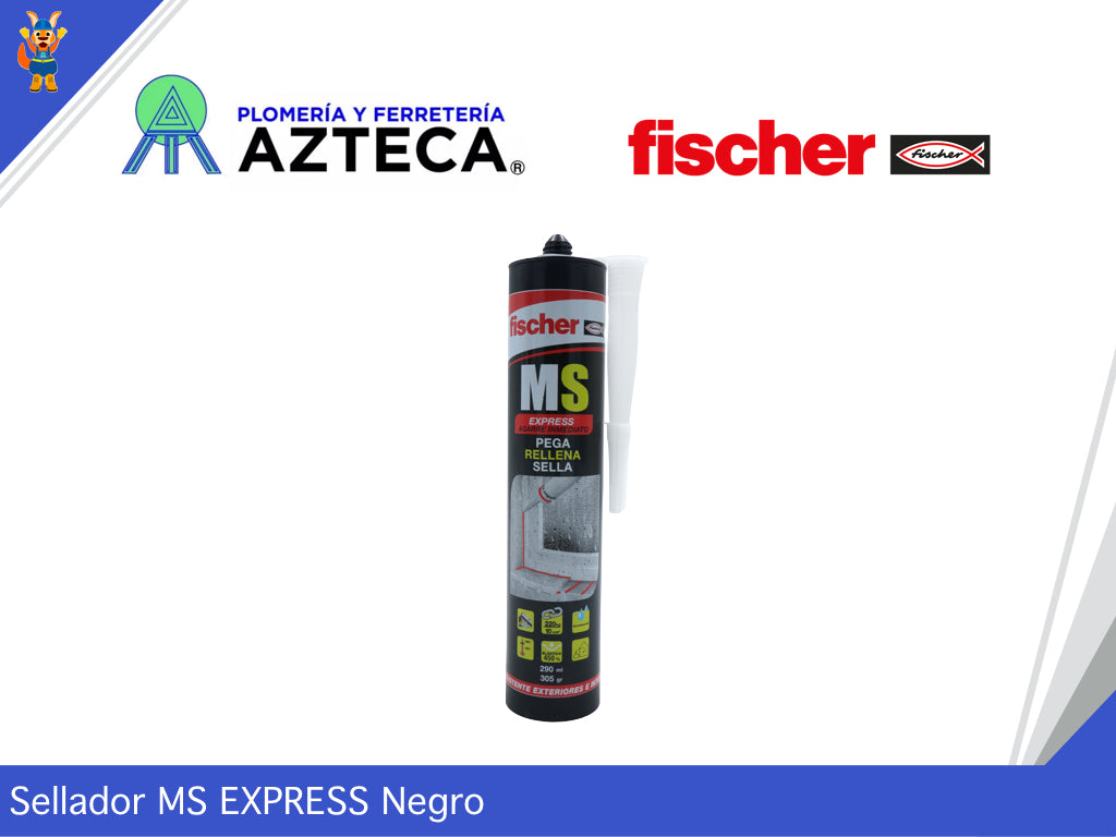 ADHESIVO FISCHER MS EXPRESS NEGRO 290ml