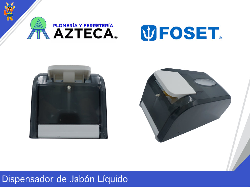 DOSIFICADOR DE ABS PARA JABÓN LÍQUIDO, HUMO, FOSET 47934