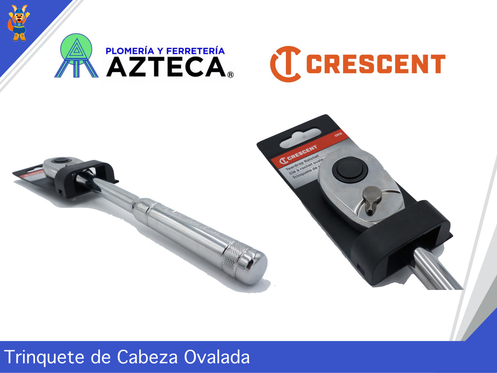 MATRACA DE LIBERACION RÁPIDA DE 72 DIENTES CON IMPULSOR DE 1/2" CRESCENT