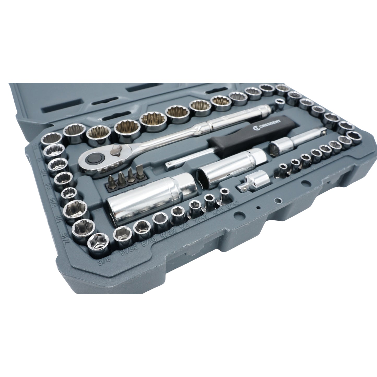 JUEGO DE DADOS CRESCENT 3/8" 50 PIEZAS DADOS 1/4 Y 3/8