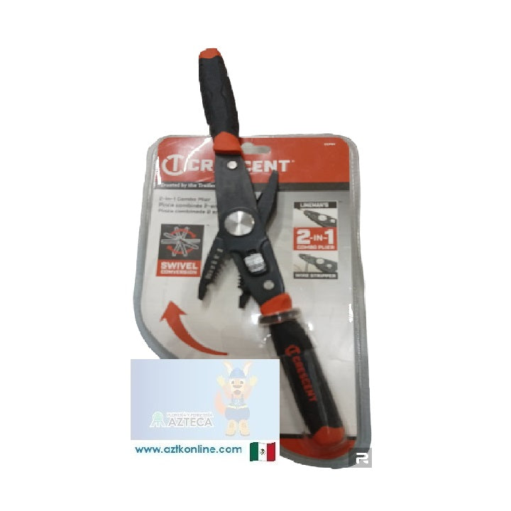 PINZAS CRESCENT 2 EN 1 PARA ELECTRICISTA