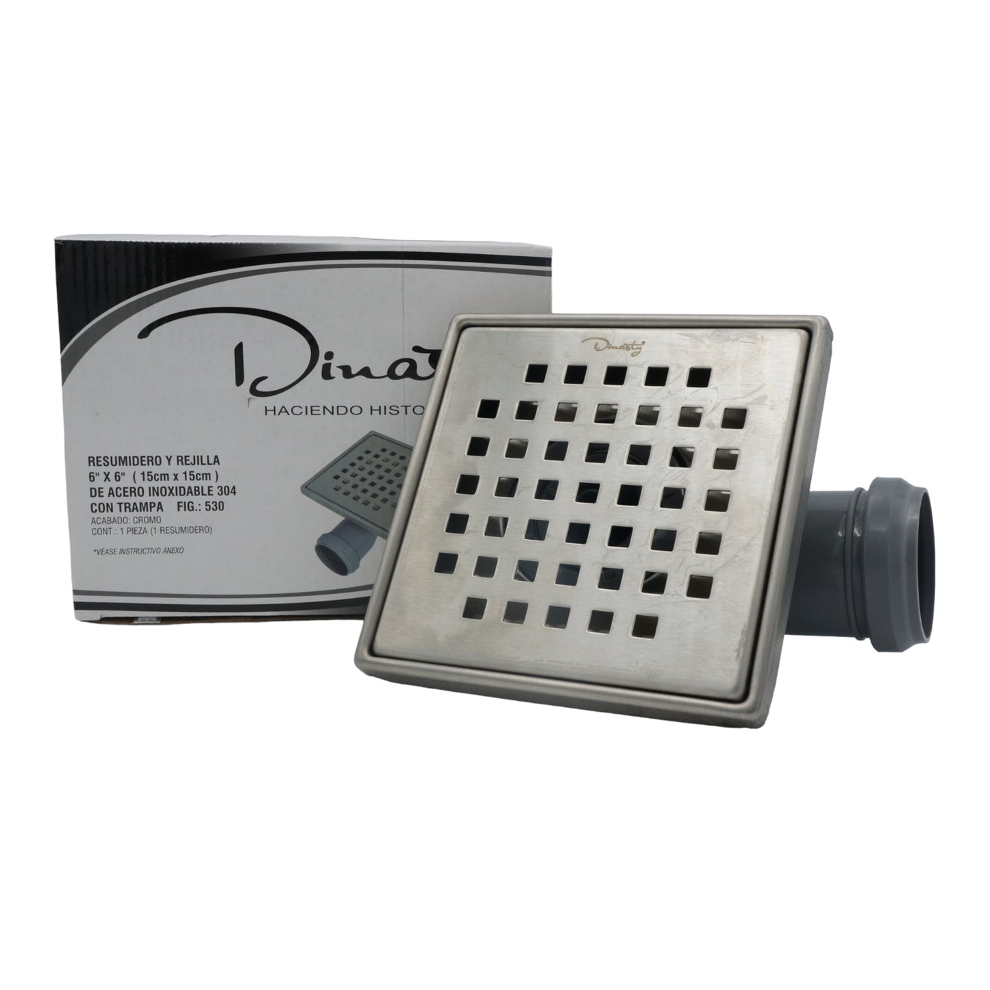 RESUMIDERO Y REJILLA ACERO INOXIDABLE 150MM DINASTY 530