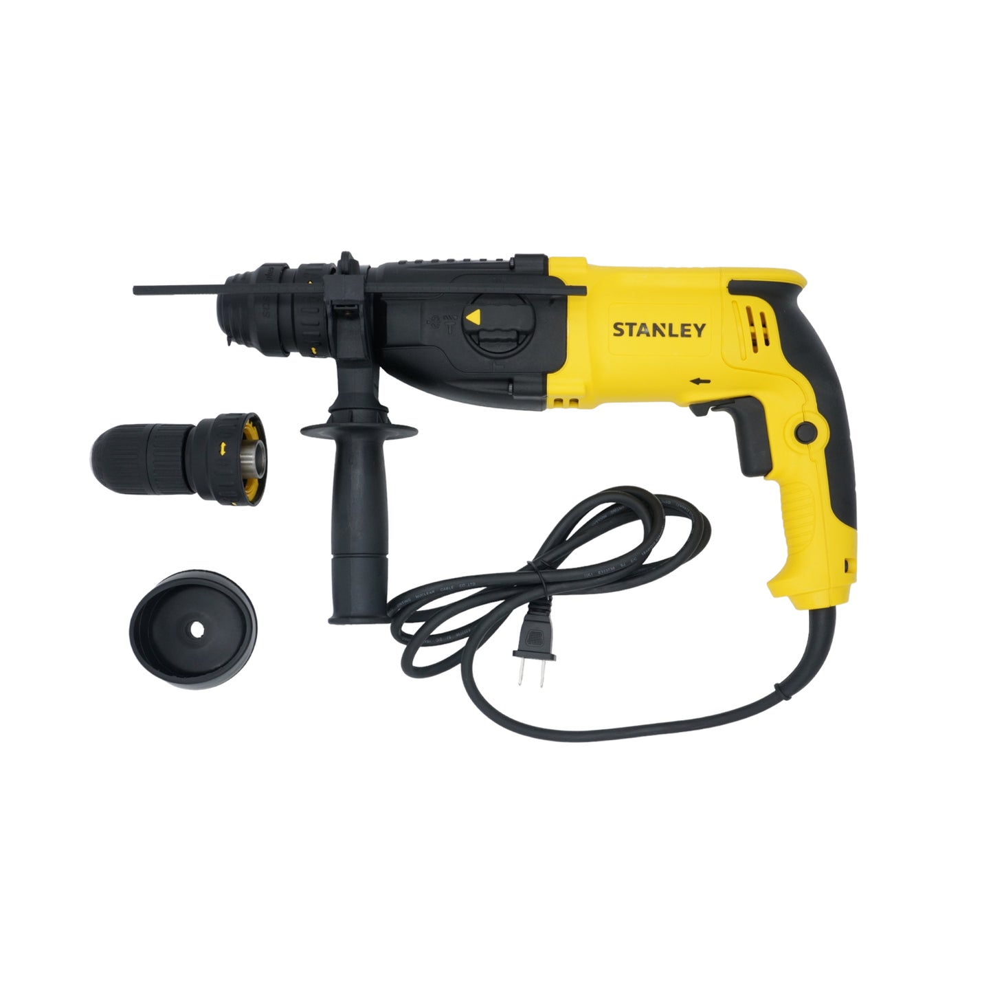 ROTOMARTILLO SDS PLUS 800W ROTACION PERCUSION CINCELADO STANLEY SHR264K