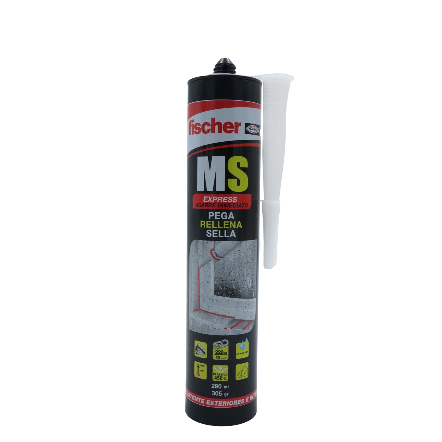 ADHESIVO FISCHER MS EXPRESS NEGRO 290ml
