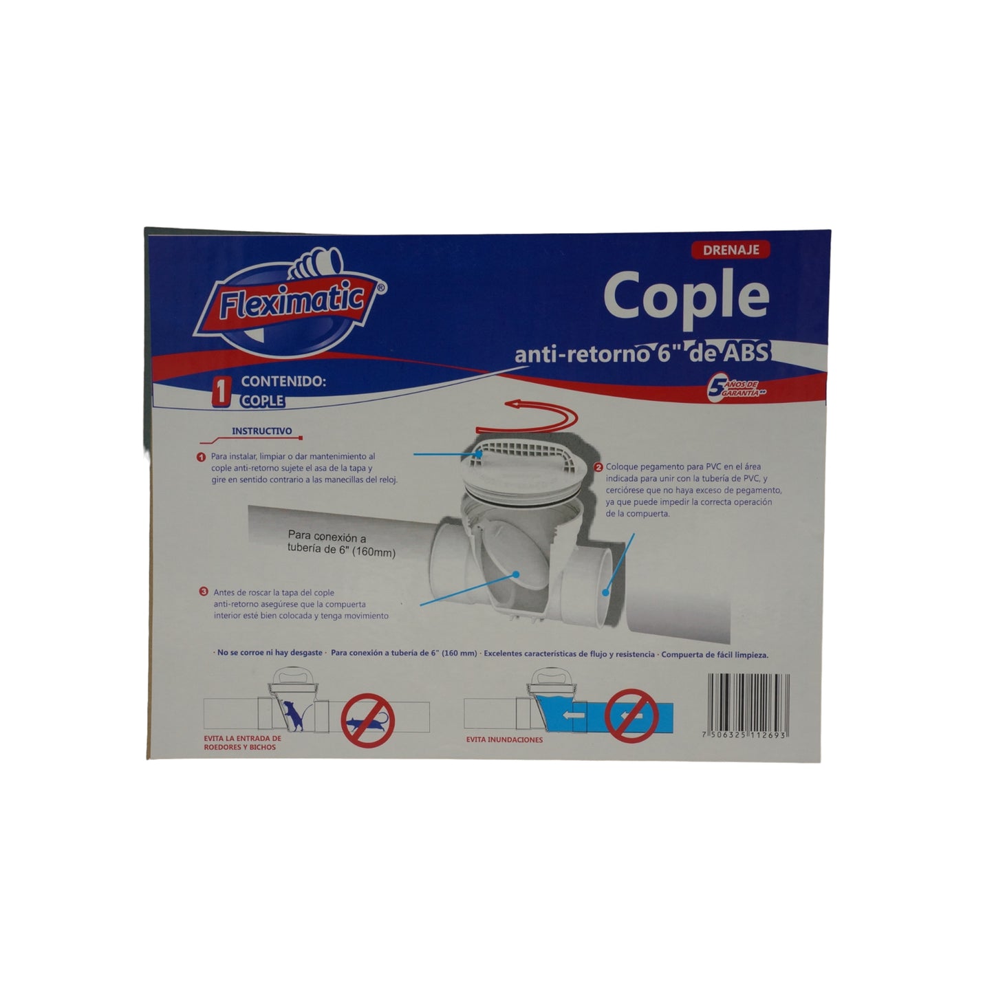 COPLE ANTI-RETORNO 6 FLEXIMATIC