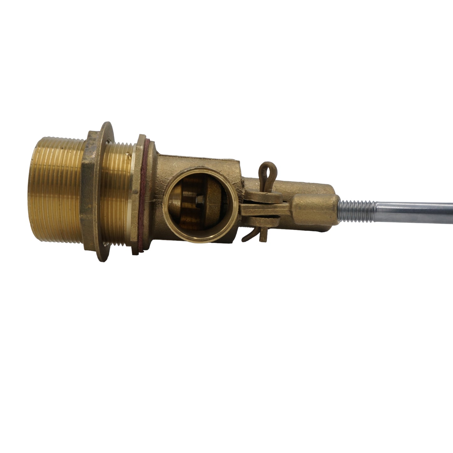 KIT DE VALVULA Y FLOTADOR CON BARRA REDONDA DE ACERO INOXIDABLE 2" ESSETI
