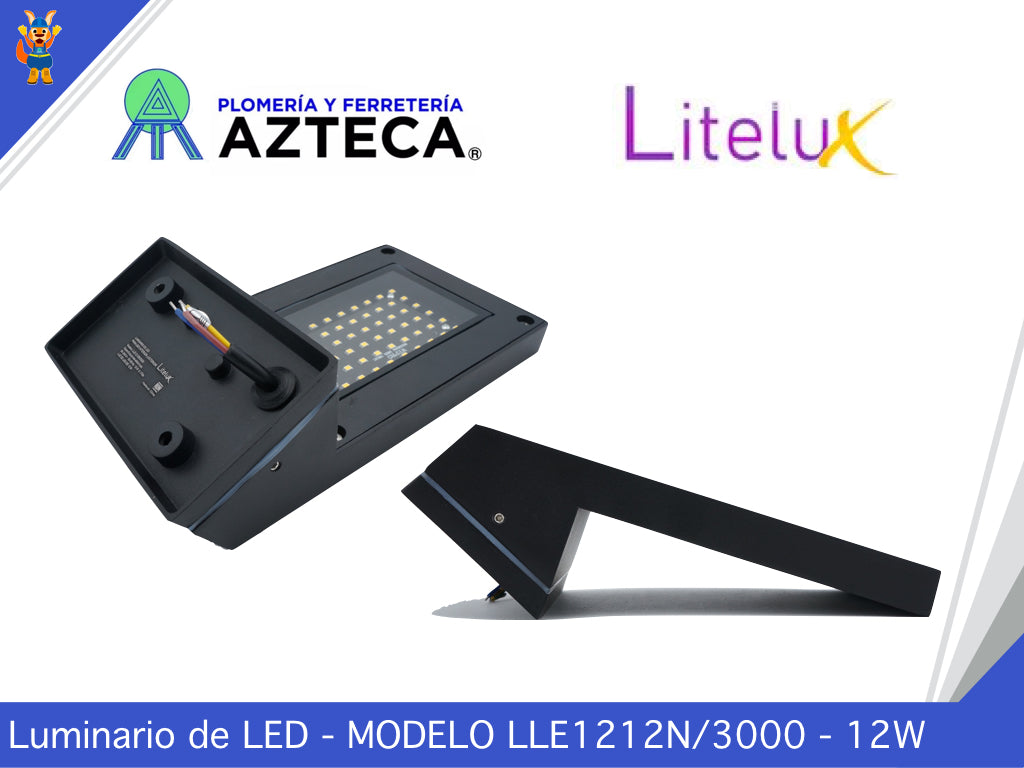 LUMINARIO ARBOTANTE DECORATIVO PARA EXTERIOR E INTERIOR LITELUX 12W LLE1212N/3000