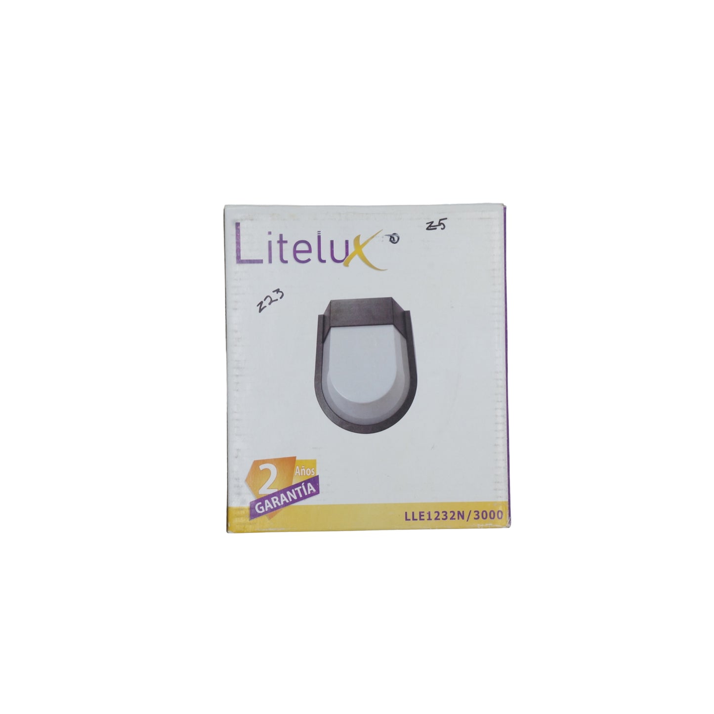 LUMINARIO ARBOTANTE DE MURO PARA INTERIOR Y EXTERIOR LITELUX 12W LLE1232N/3000