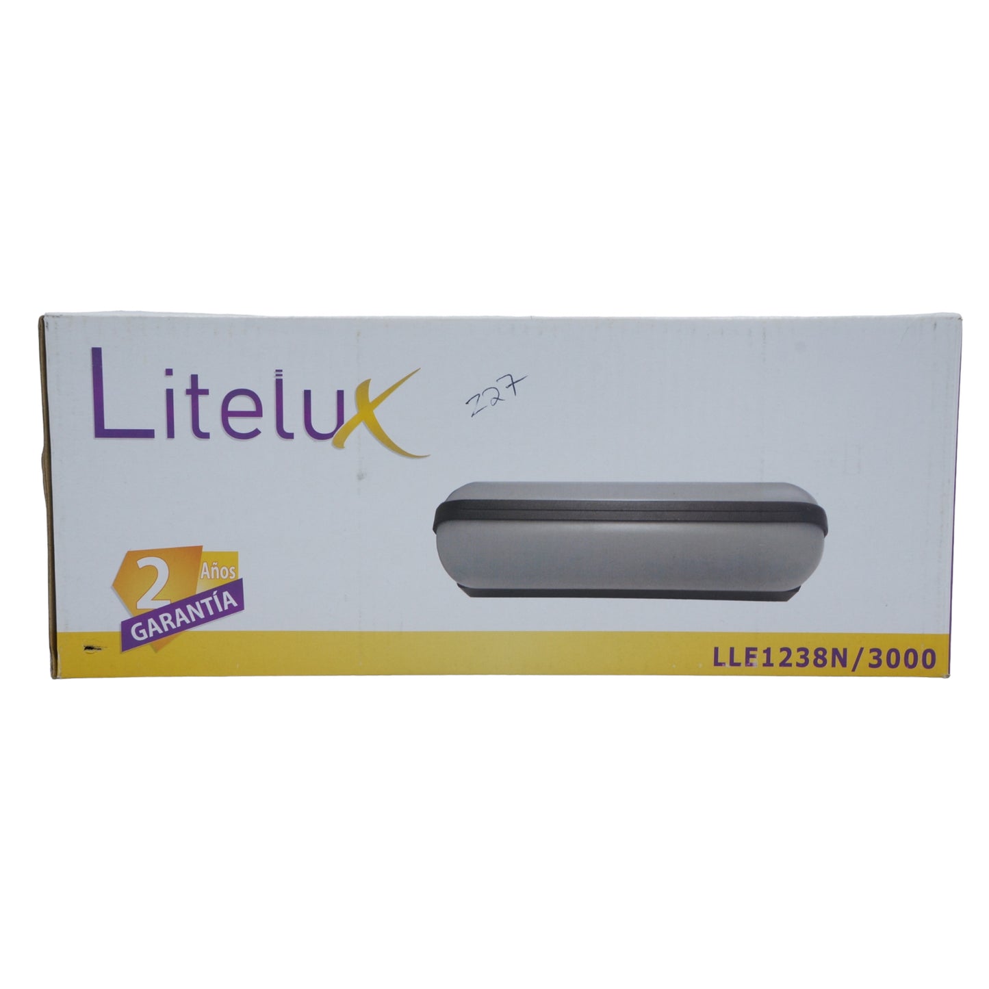 LUMINARIO ARBOTANTE DE MURO PARA INTERIOR Y EXTERIOR LITELUX 12W LLE1238N/3000