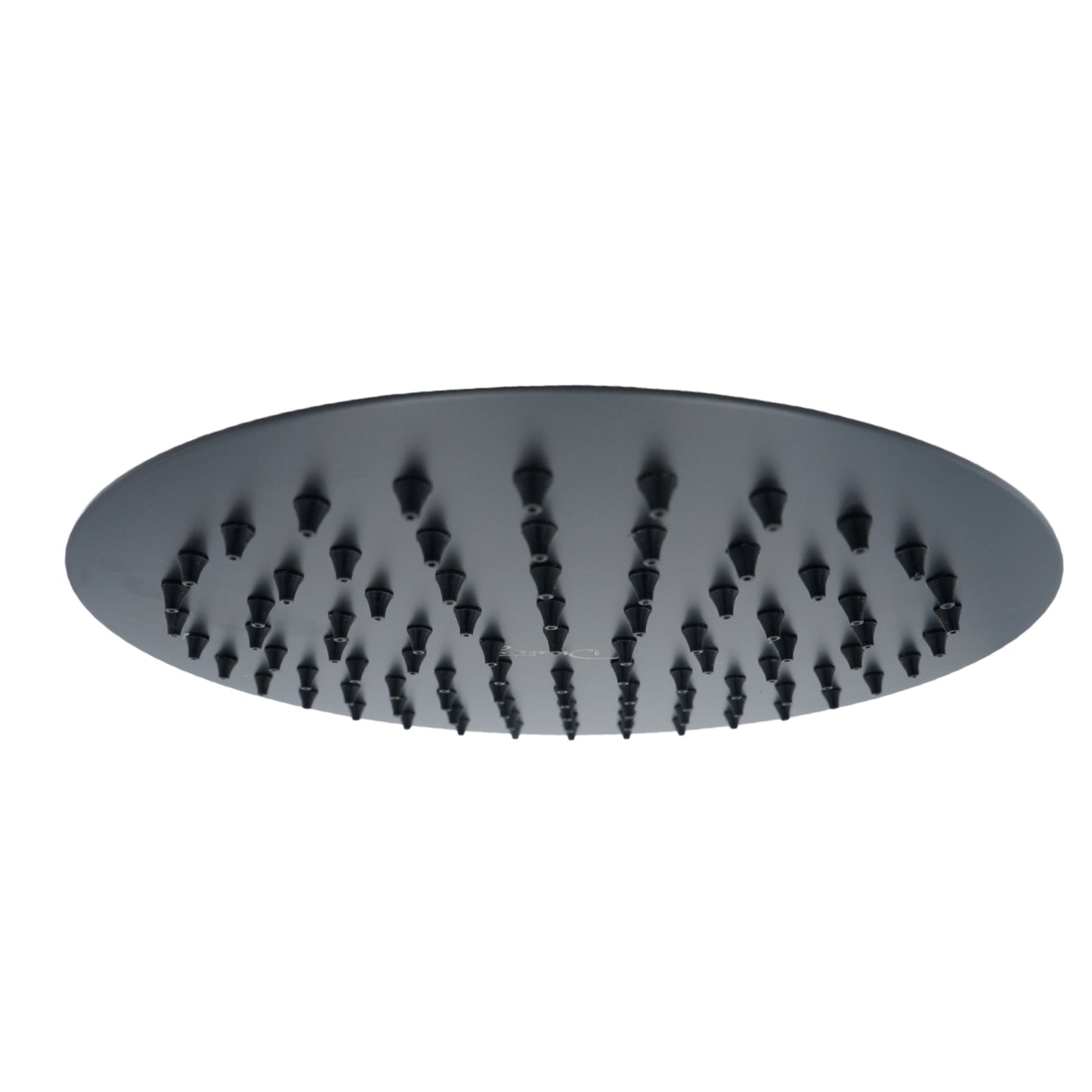 REGADERA REDONDA 8" ACERO INOXIDABLE NEGRO MATE CON BRAZO DINASTY