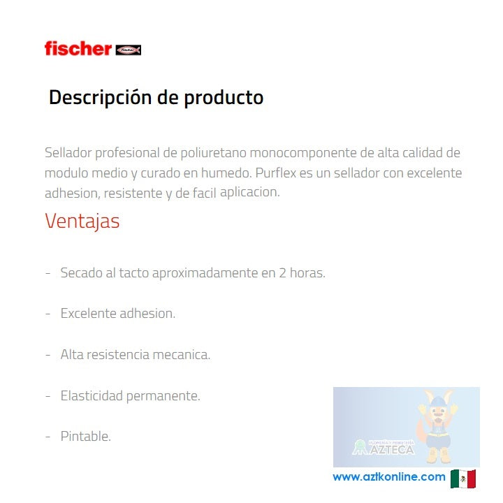 POLIURETANO FISCHER GRIS 300 ML