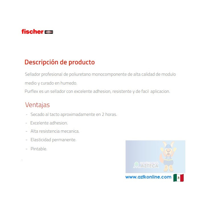 POLIURETANO FISCHER BLANCO 600 ML
