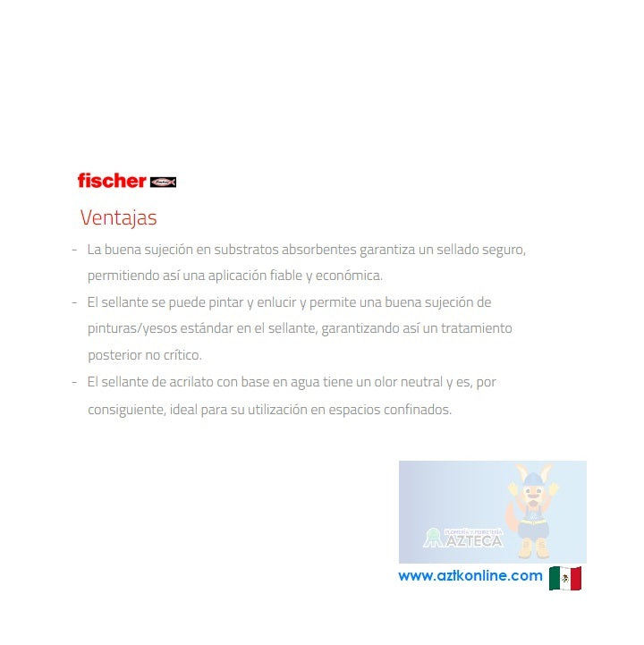 SELLADOR ACRILICO FISCHER BLANCO DA 310ML