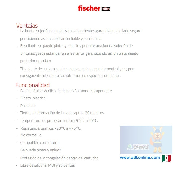 SELLADOR ACRILICO FISCHER NEGRO DAEI 310ml