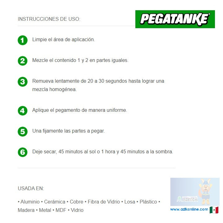 SOLDADURA AL FRIO EPOXI PEGATANQUE EPOXICO TRANSPARENTE 44ml