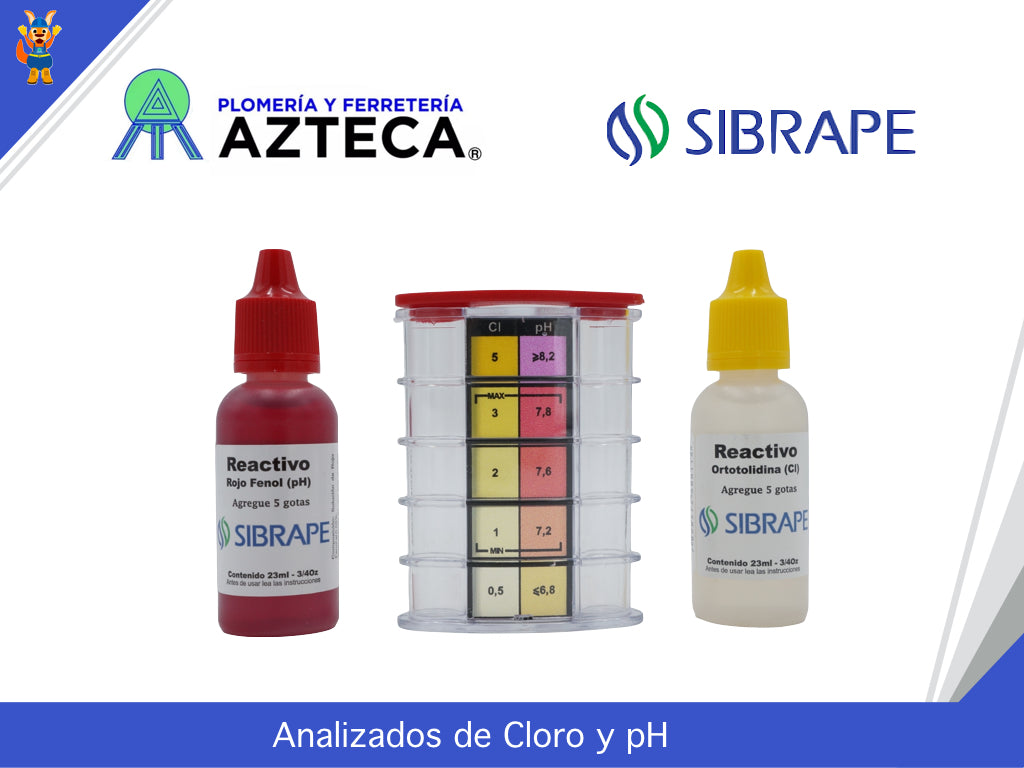 ANALIZADOR DE CLORO Y pH SIBRAPE