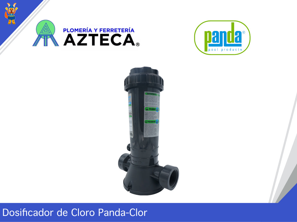 CLORADOR AUTOMÁTICO EN LINEA DE 2KG (8 PASTILLAS) CON VÁLVULA PANDA