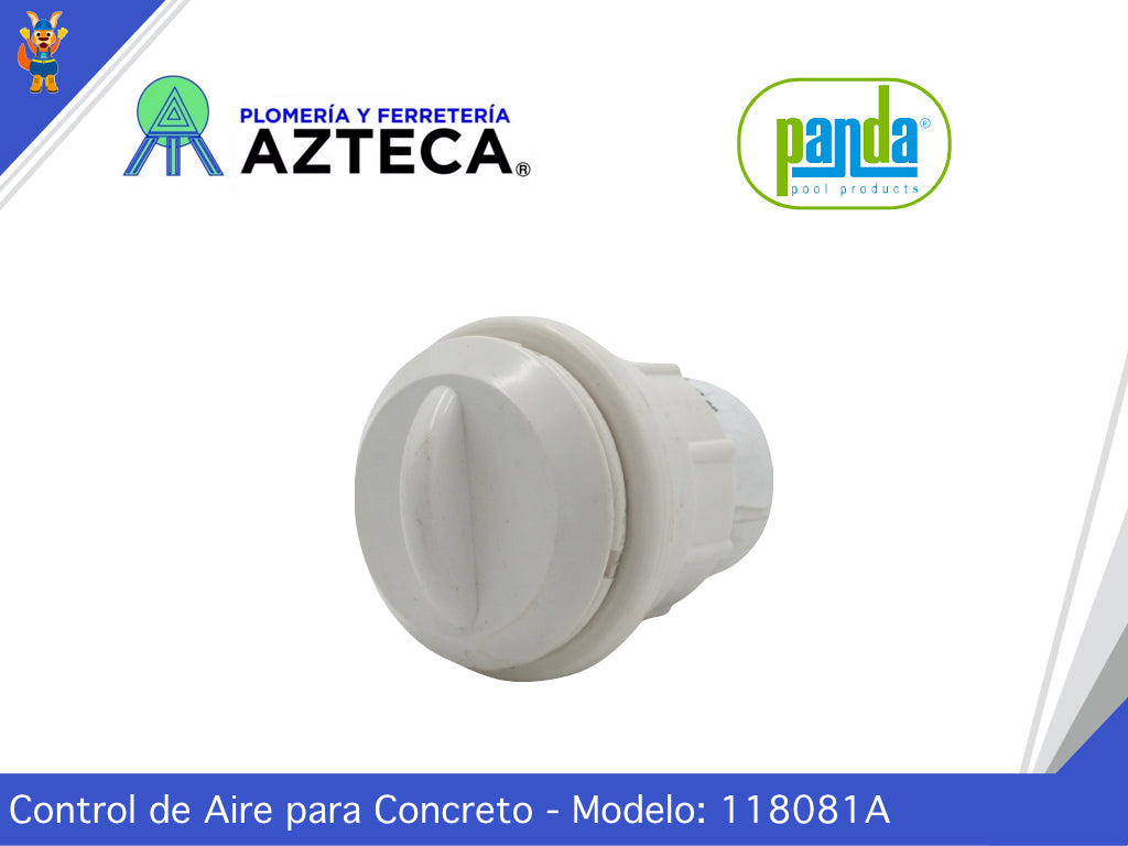 CONTROL DE AIRE CONCRETO 1.5" AQUEX