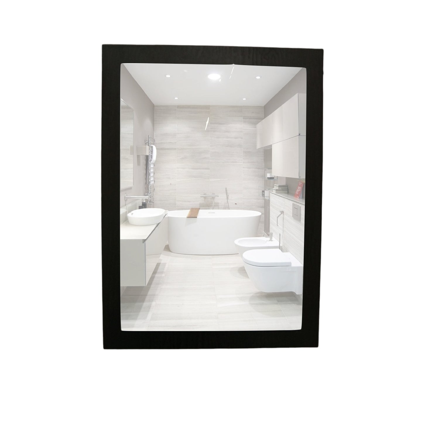 ESPEJO BOTIQUIN LUX CHOCOLATE 44x60CM LUZ LED COLORFLUX 0052