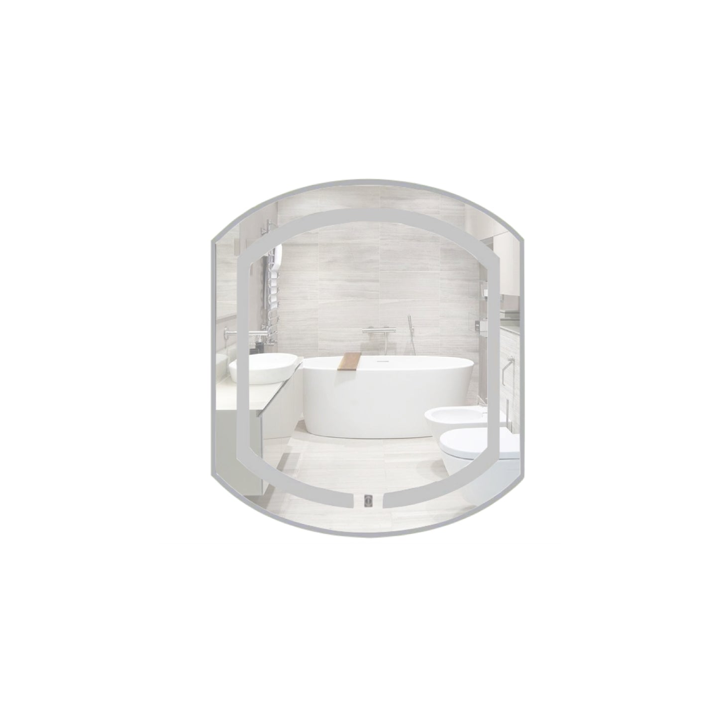ESPEJO DELUX CHICO 60x52CM LUZ LED COLORFLUX 0059
