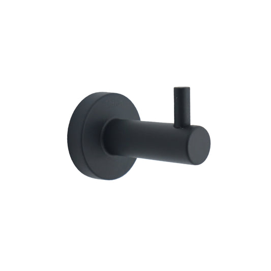 JUEGO DE ACCESORIOS PARA BAÑO 6 PIEZAS NEGRO MATE DICA 3200.2