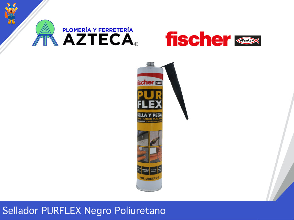 POLIURETANO FISCHER NEGRO 300 ML