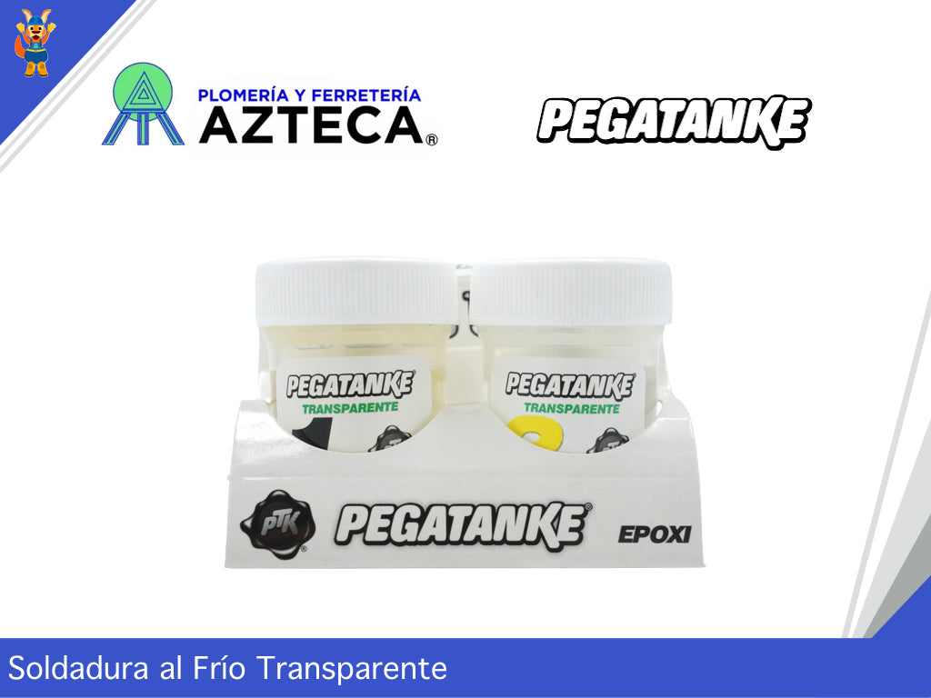 SOLDADURA AL FRIO EPOXI PEGATANQUE EPOXICO TRANSPARENTE 44ml