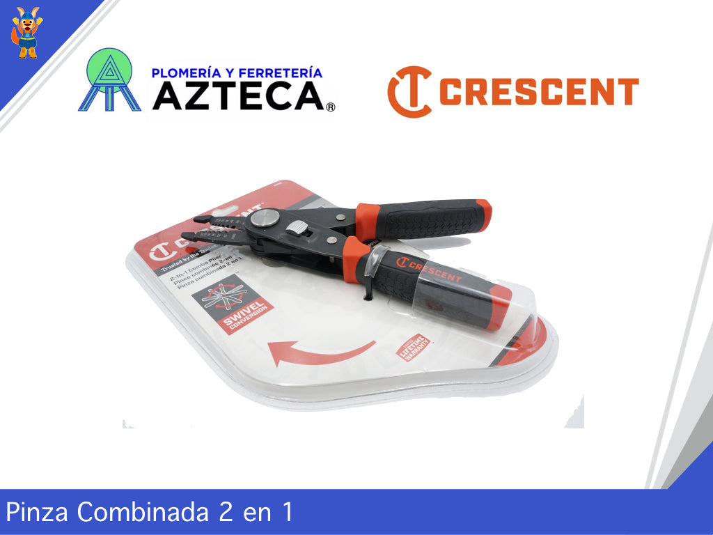 PINZAS CRESCENT 2 EN 1 PARA ELECTRICISTA
