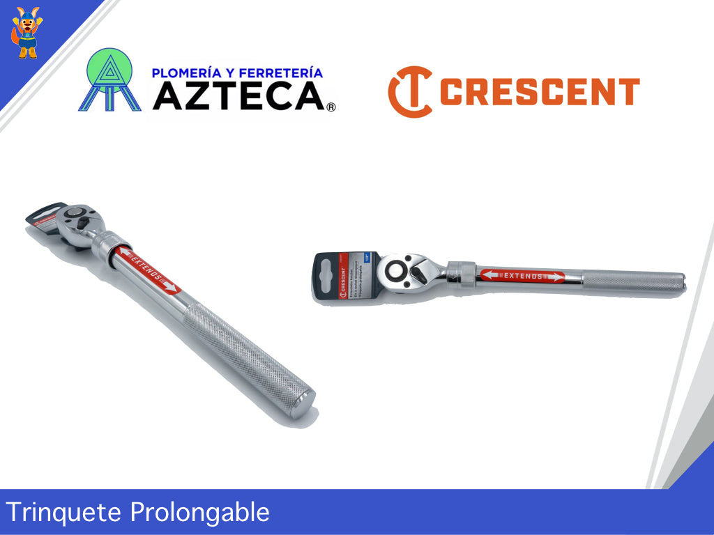 MATRACA CRESCENT 1/2" PULIDA 12-15 EXTENSIBLE