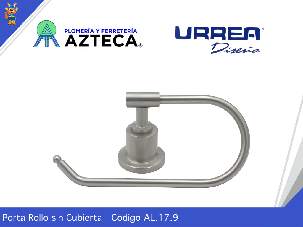 PORTA ROLLO SATINADO URREA AL.17.9