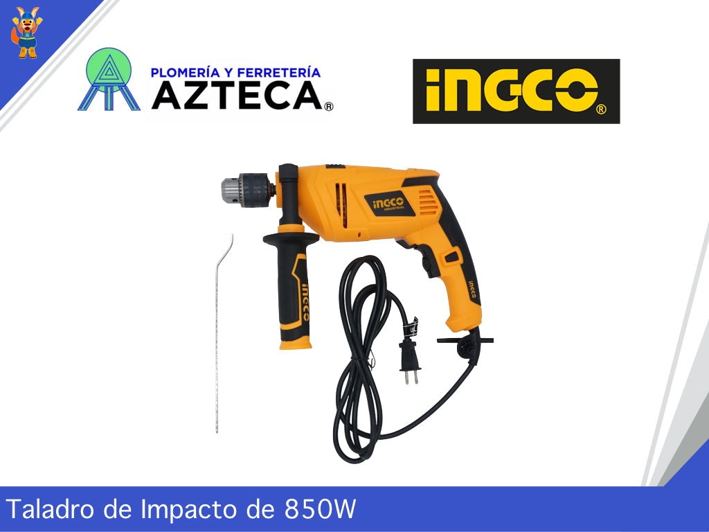 TALADRO DE IMPACTO 850W FUNCION DE MARTILLO INGCO UID8508