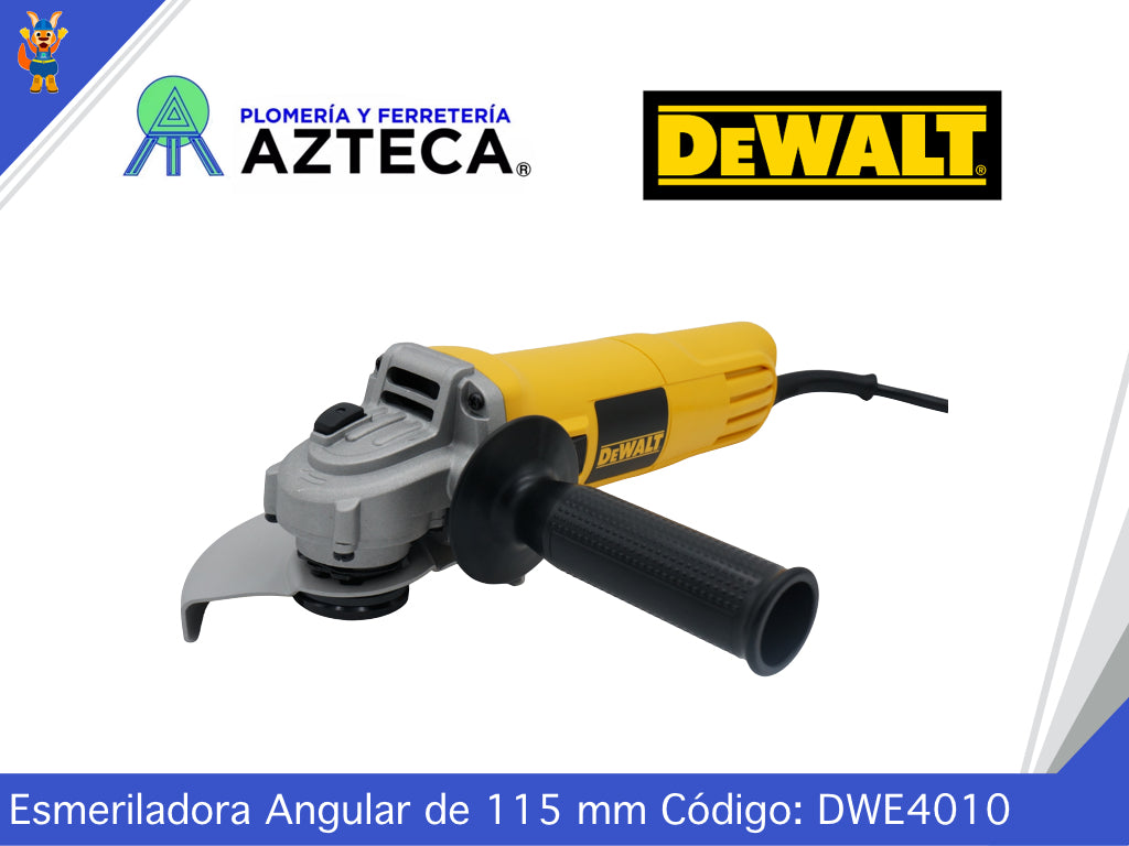 ESMERILADORA ANGULAR DE 4 1/2 (115MM) 750W DEWALT