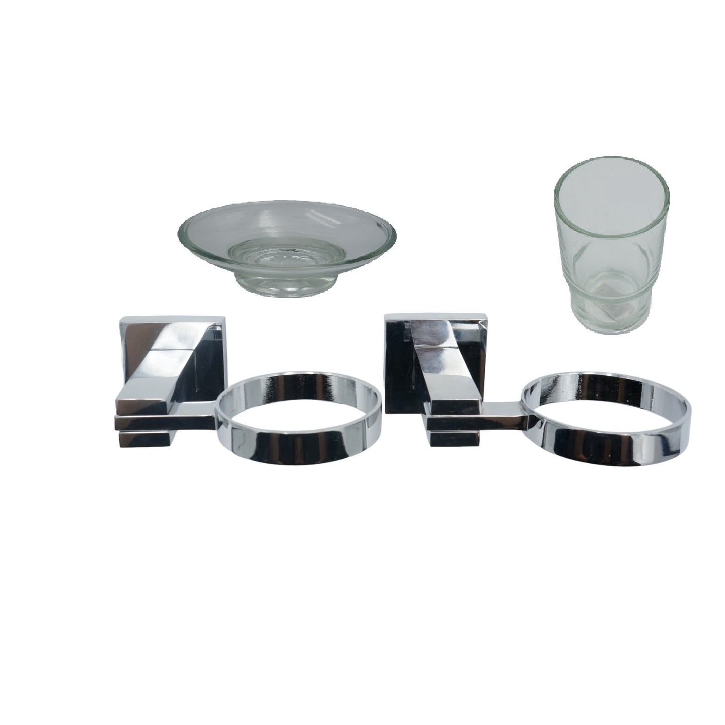 JUEGO DE ACCESORIOS CROMADO PARA BAÑO 5 PIEZAS ANBEC JAB1500C