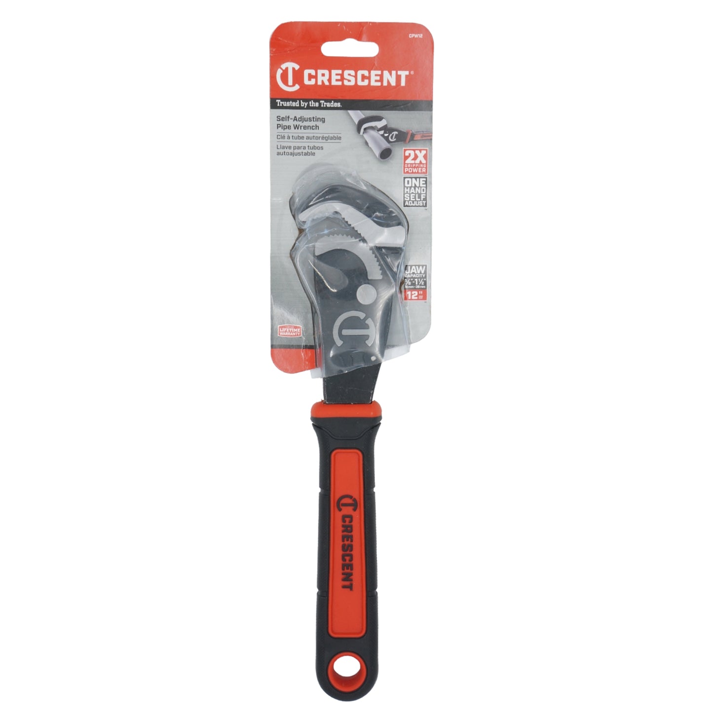 LLAVE TUBO CRESCENT AUTOAJUSTABLE 12"