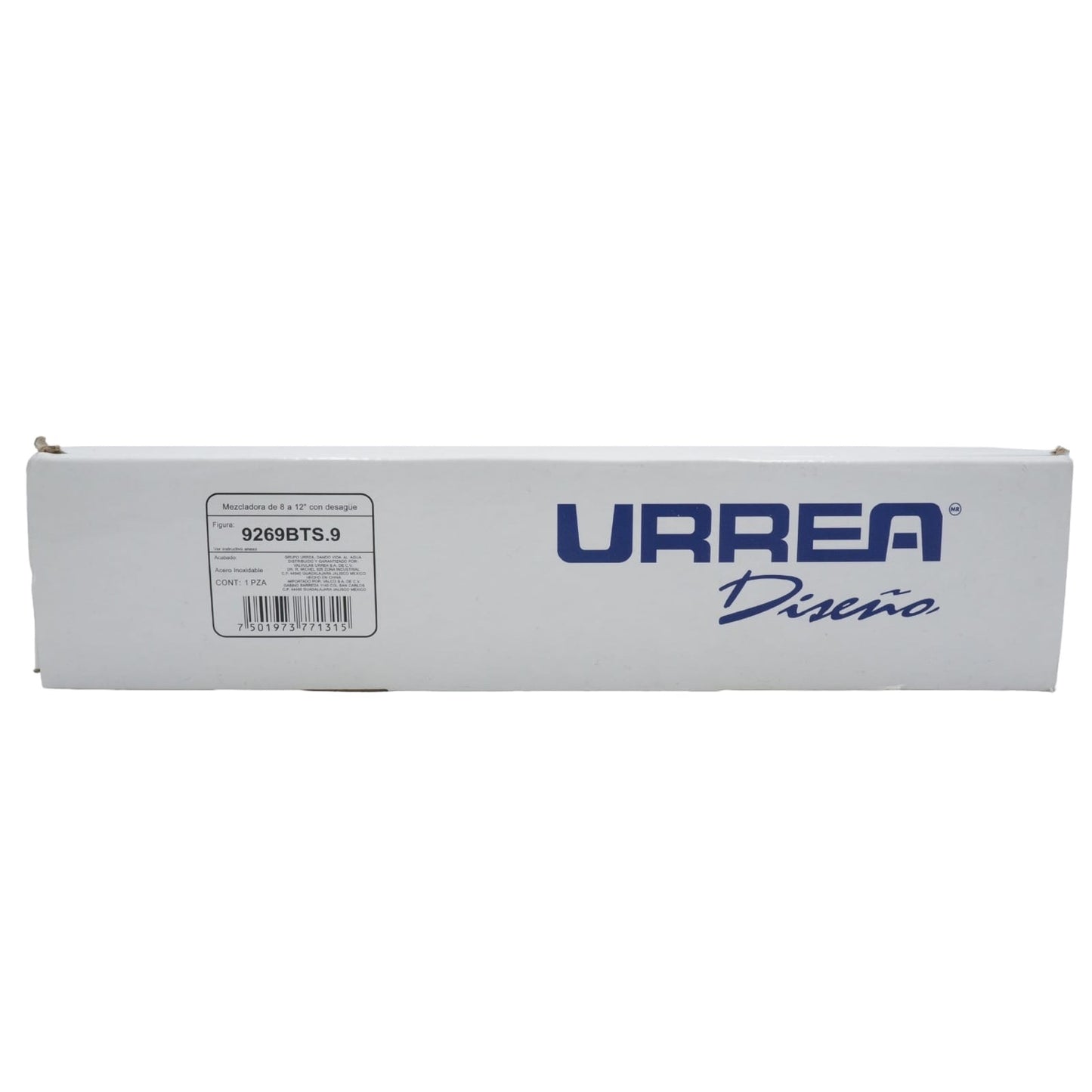 MEZCLADORA 8-12" PARA FREGADERO TALADROS SEPARADOS URREA 9269BTS.9
