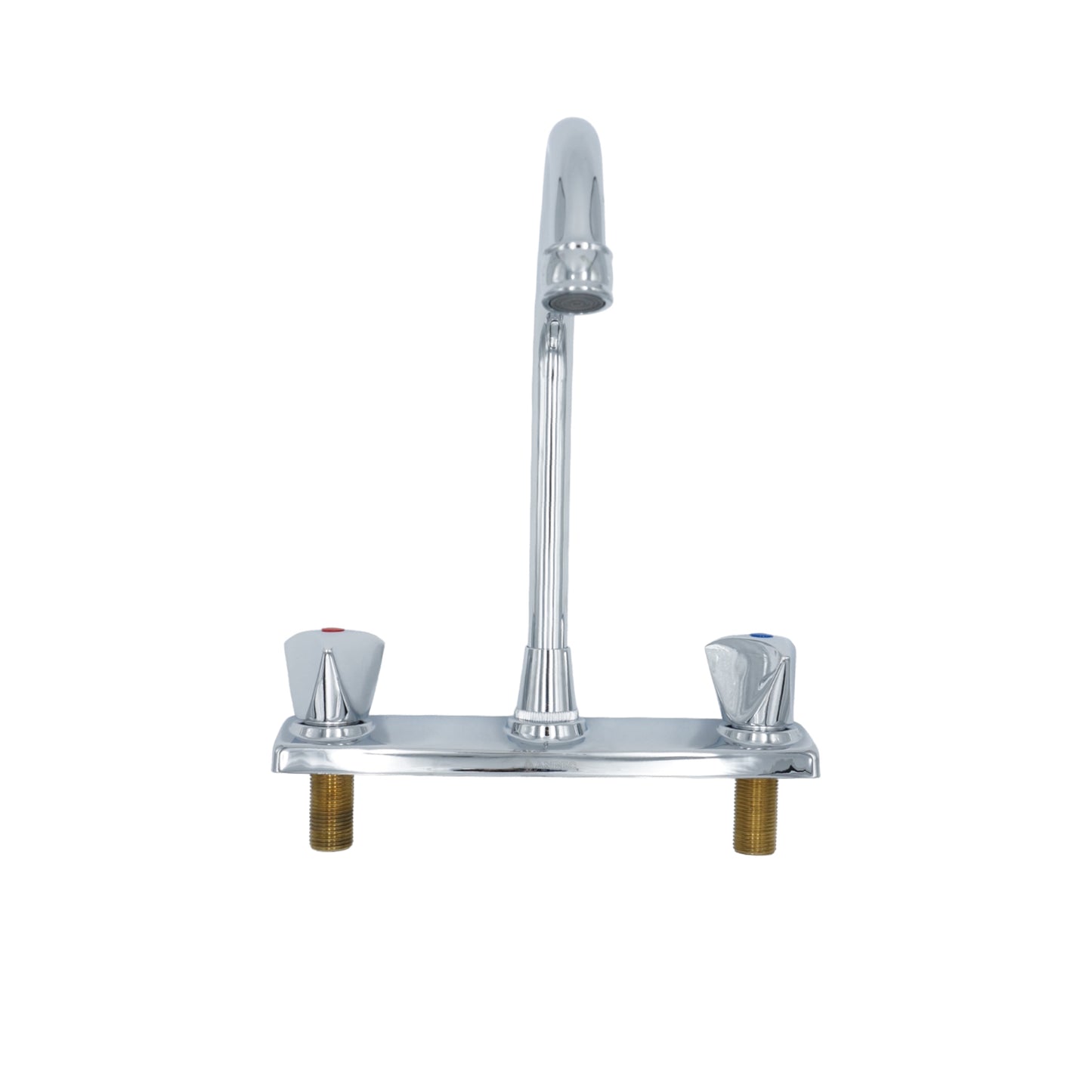 MEZCLADORA PARA FREGADERO CUBIERTA Y MANERALES CROMADA ANBEC MEZF472
