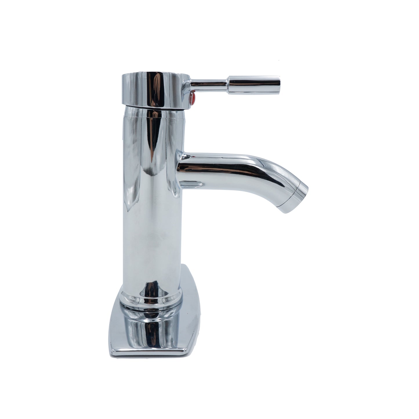 MEZCLADORA MONOMANDO CROMADA BAJO PARA LAVABO RUGO 23-MM