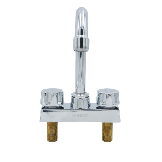 MEZCLADORA TIPO BAR PARA LAVABO CROMADA ANBEC MEZB4003