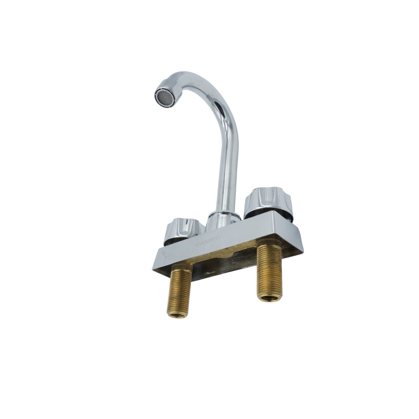 MEZCLADORA TIPO BAR PARA LAVABO CROMADA ANBEC MEZB4003