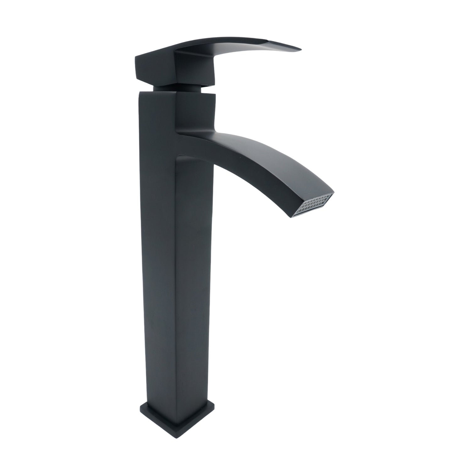 MEZCLADORA MONOMANDO PARA LAVABO NEGRO MATE ANBEC ABMM1887