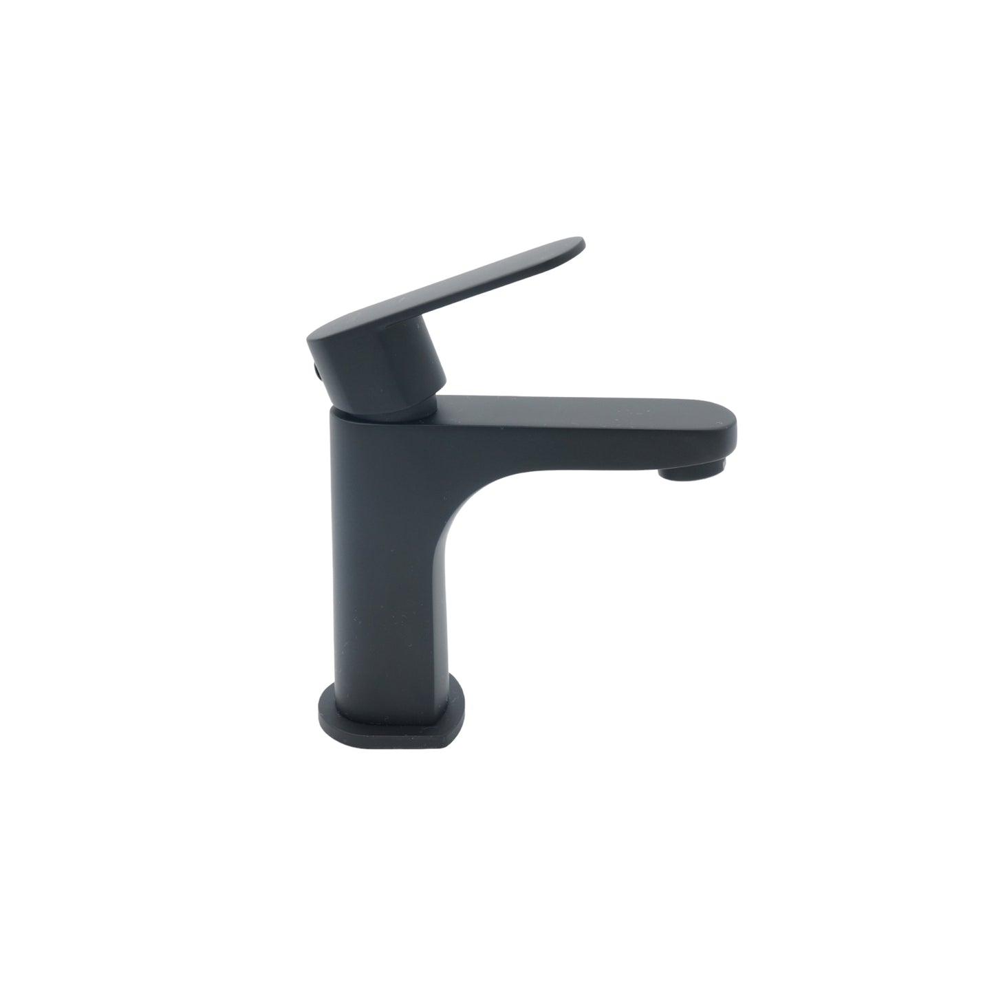 MEZCLADORA MONOMANDO ECOLÓGICO CORTO PARA LAVABO NEGRO MATE DICA 4438.2