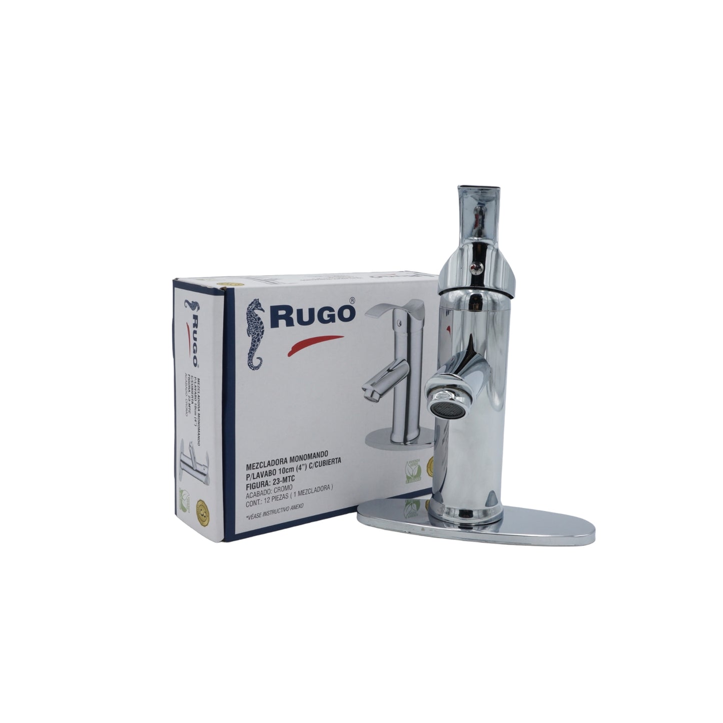 MEZCLADORA MONOMANDO BAJO PARA LAVABO RUGO 23-MTC