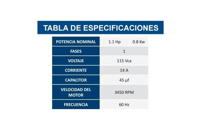 MOTOBOMBA SUMER TORNADO KIN 1 HP 1X115V