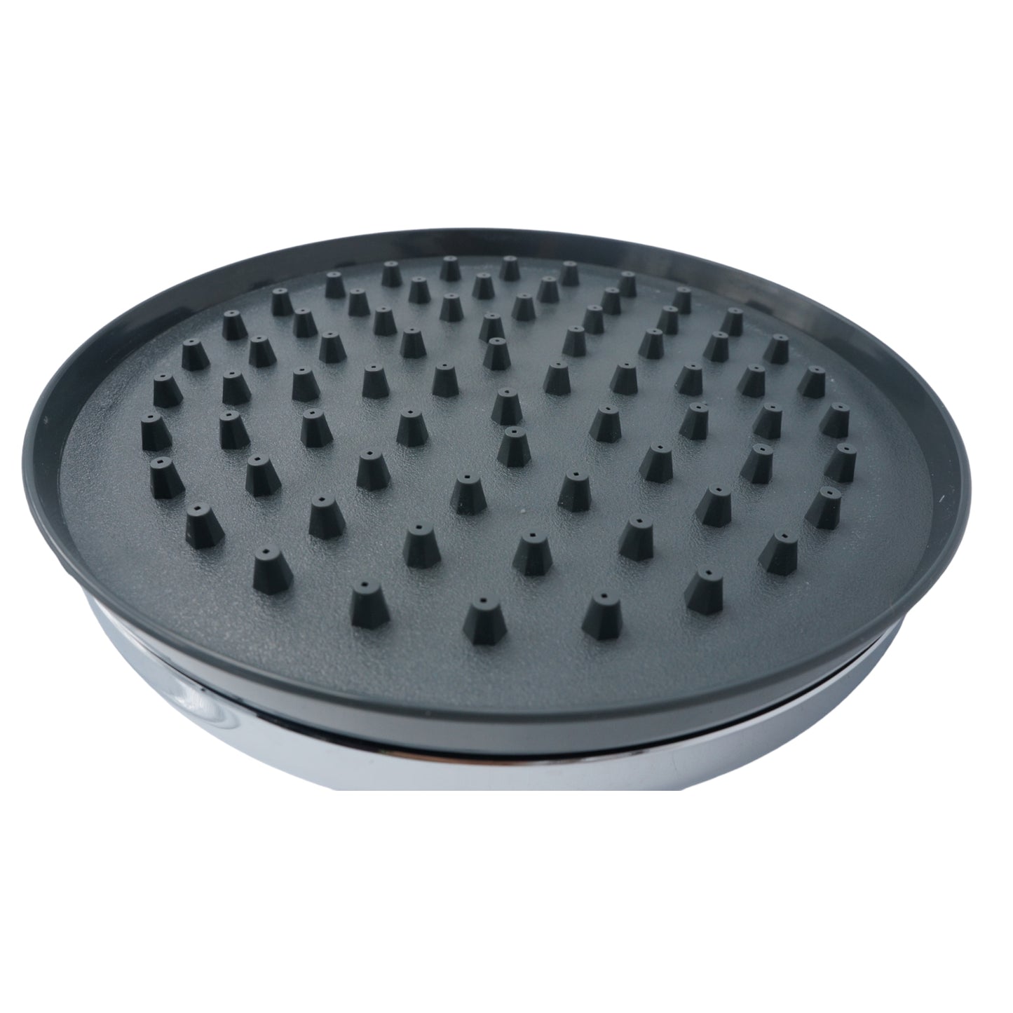 REGADERA ARABIGA 8" CROMO SIN BRAZO RUGO 44-PGS
