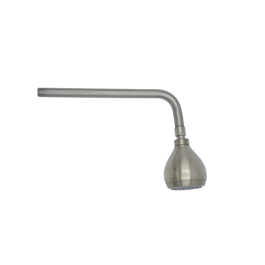 REGADERA SATINADA URREA 3021.9 BRAZO REDONDO SATINADO BC772BN