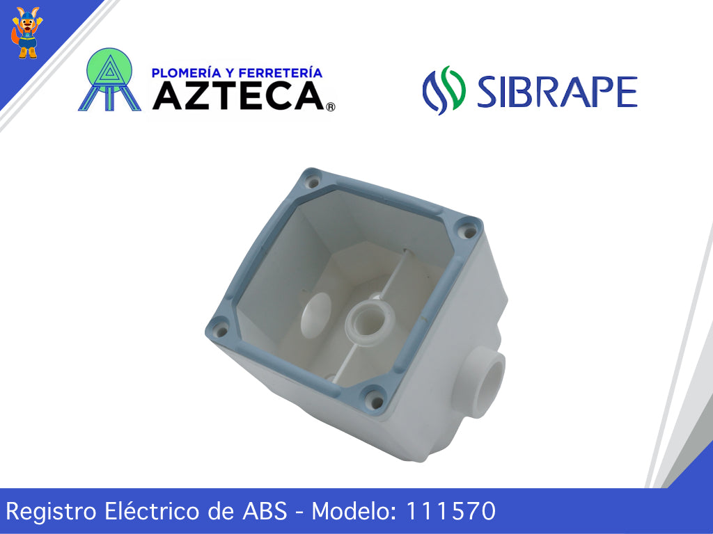 REGISTRO ELECTRICO PARA CEMENTAR SIBRAPE 111570