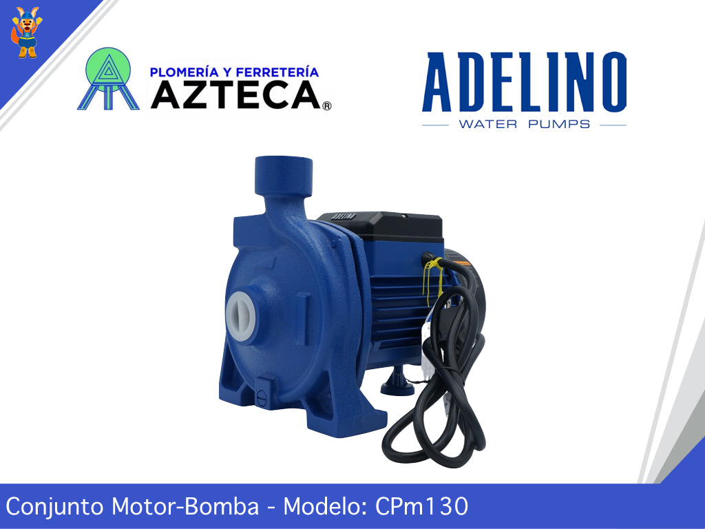 BOMBA CENTRIFUGA ADELINO 1/2HP 127V