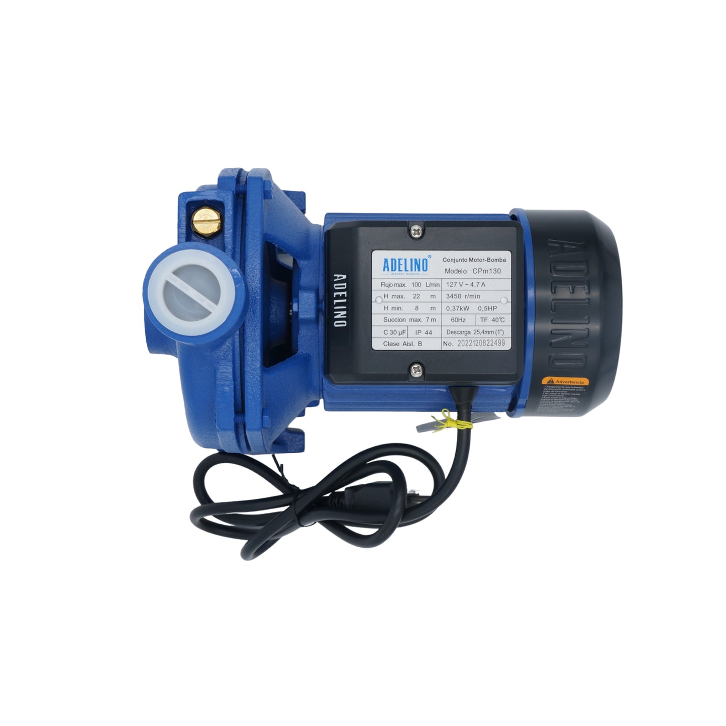 BOMBA CENTRIFUGA ADELINO 1/2HP 127V