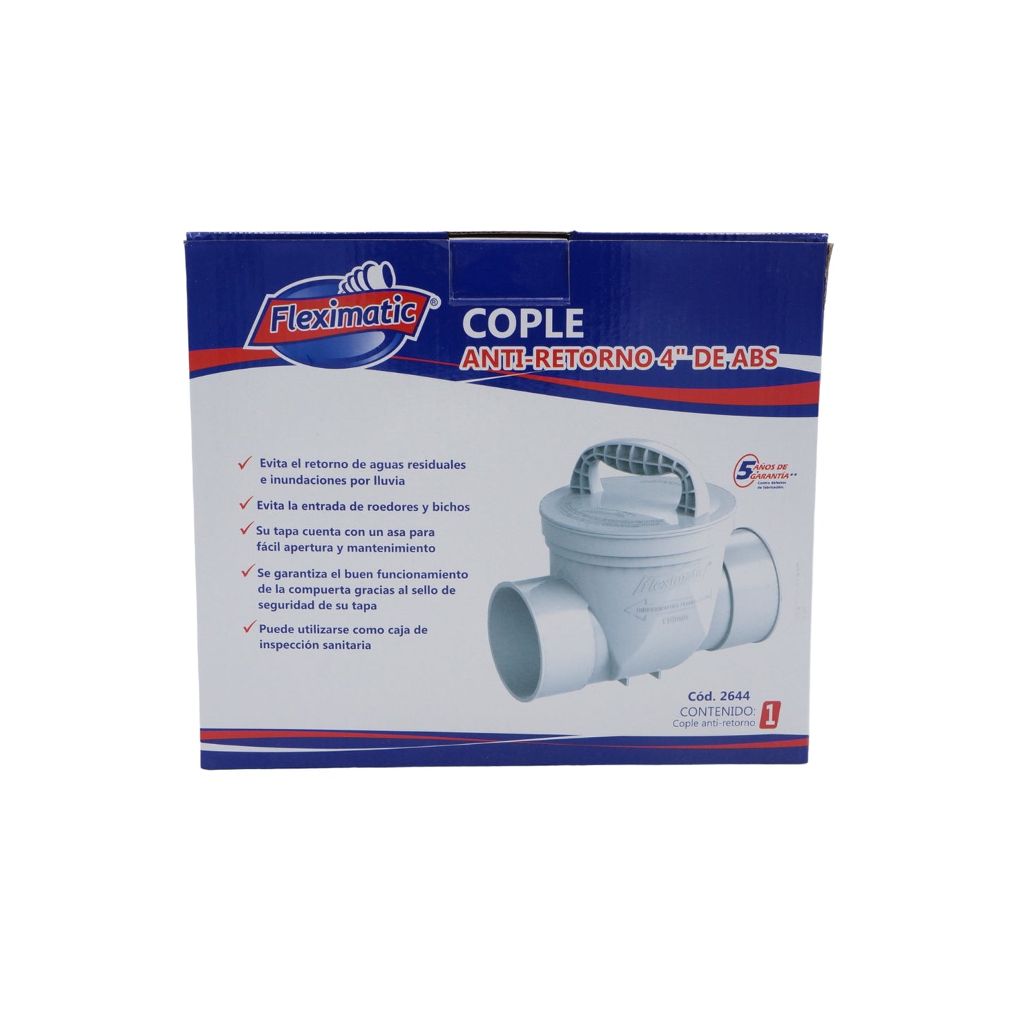 COPLE ANTIRETORNO 4" FLEXIMATIC