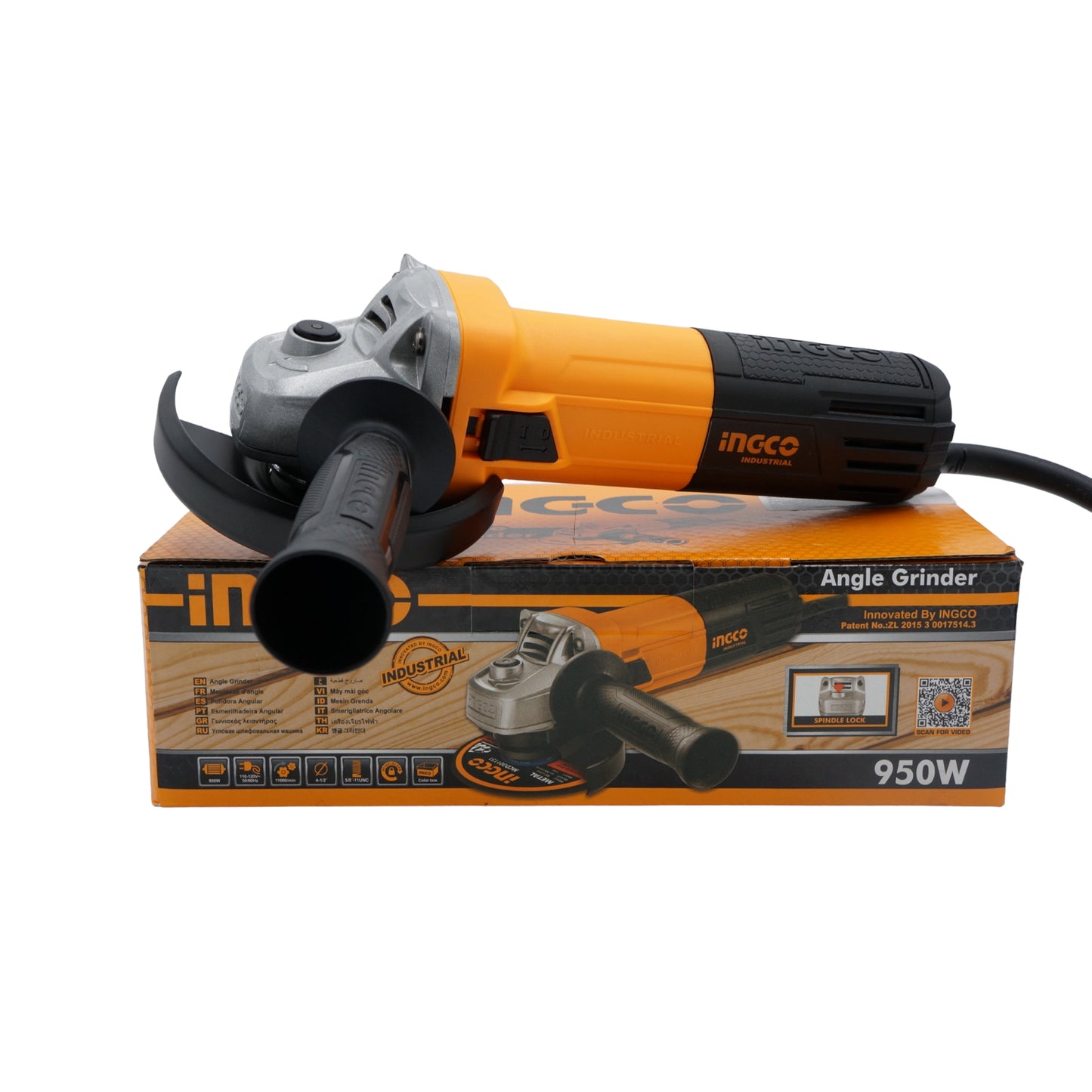 ESMERILADORA ANGULAR 4 1/2 950W UAG8508 INGCO